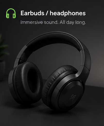 Noise-Cancel Earbuds